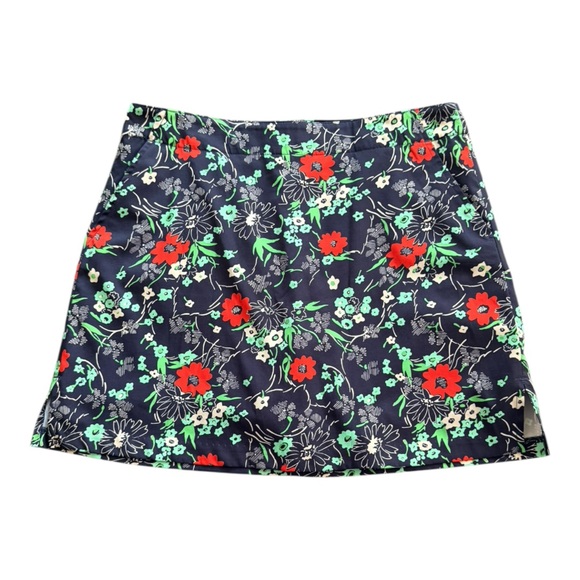 Lady Hagen Navy Blue Floral Print Women's Golf Skirt Skort Size 6 Athletic Sport - Picture 3 of 16